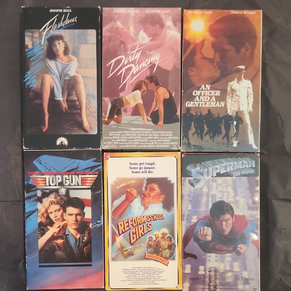 Vintage Movie VHS Collection
